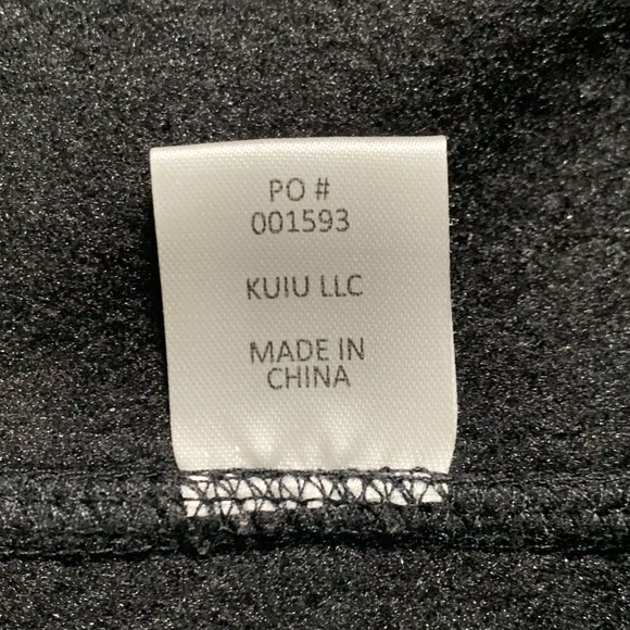 KUIU Base Camp High Loft Fleece Sweater Vest Black Full Zip Mens Sz M Logo - Picture 8 of 9